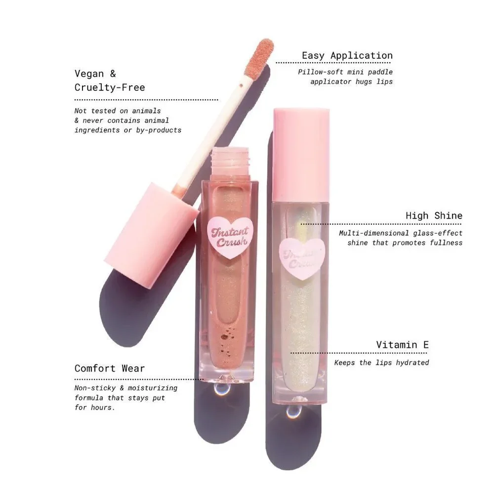Half Caked Lip Gloss Iridescent Crystal Baller
